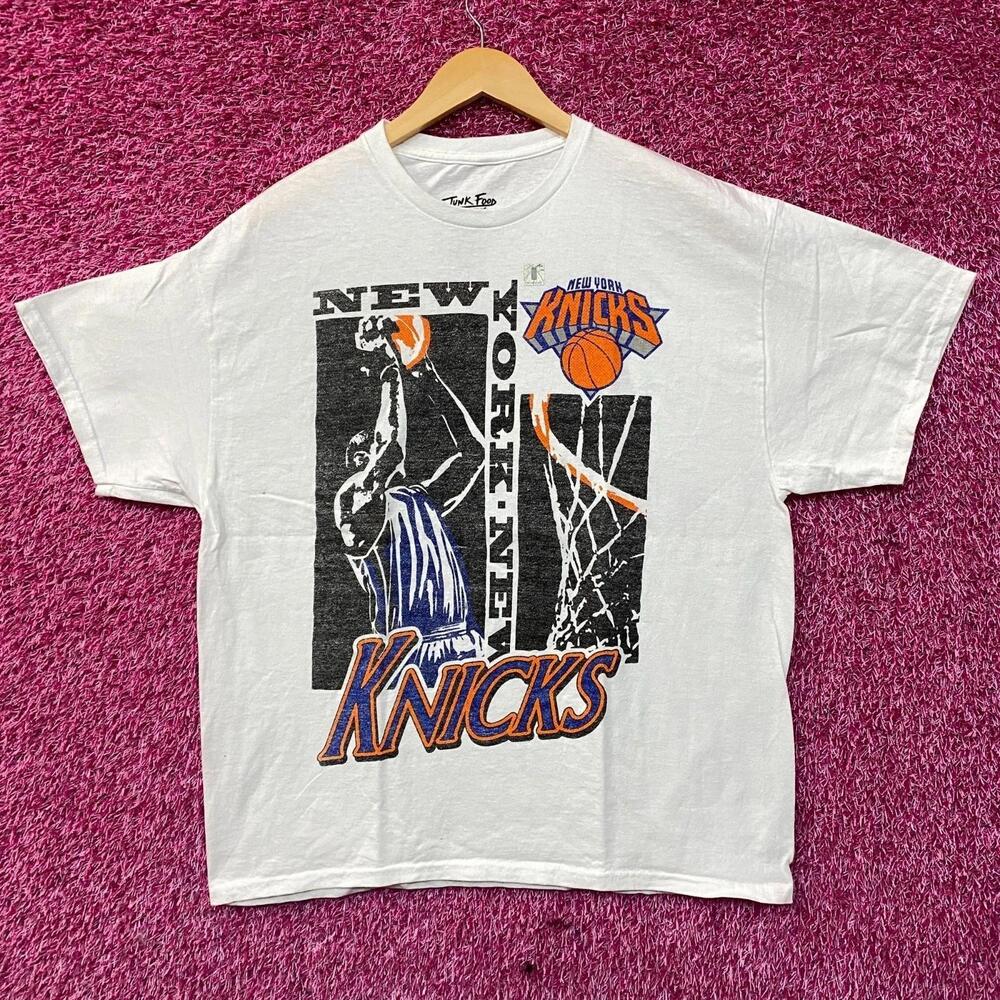 Junk Food Clothing New York Knicks Jump Shot T Shirt Large